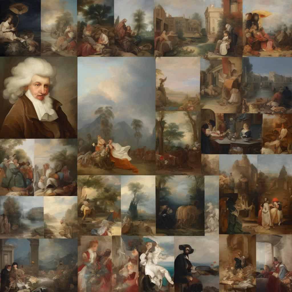 Ανθρώπινα πορτρέτα καλλιτεχνών και τοπία από όλο τον κόσμο. Συλλογή έργων ζωγραφικής με ιστορική και καλλιτεχνική αξία.