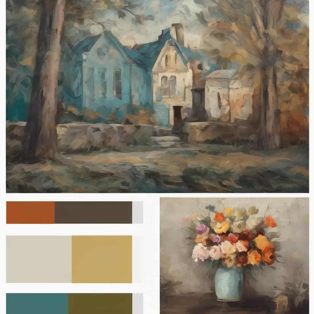 Παράθυρο σε εικόνα με παλιά ιστορικά κτίρια, με έμφαση σε καλλιτεχνική δημιουργία και παγκόσμιες βιογραφίες καλλιτεχνών.