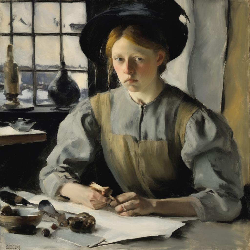 Πρώιμες Χρόνιες του Christian Krohg